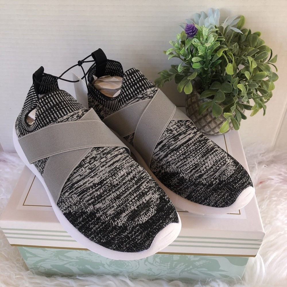 Women’s Slip On Sneakers Size L 9/10 West Loop Memory Foam - Picture 8 of 16